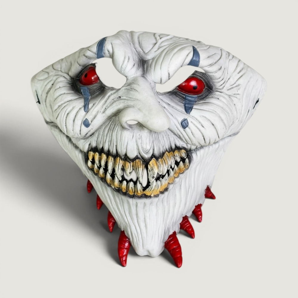 Creepy Clown Halloween Mask Scary Costume Prop Horror Cosplay Men's